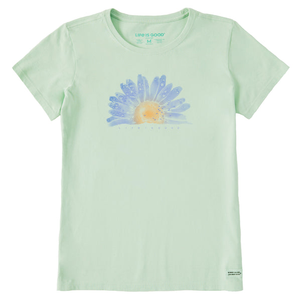 life is good Women's Watercolor Daisy Short Sleeve Tee