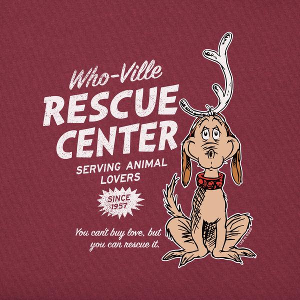 Life Is Good Women's WhoVille Rescue Center In Color Long Sleeve Crusher Tee