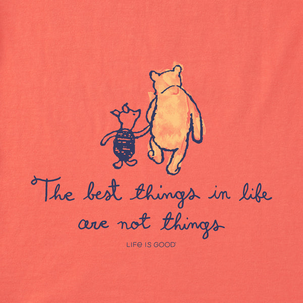 Life Is Good Women's Winnie Best Things Short Sleeve Vee