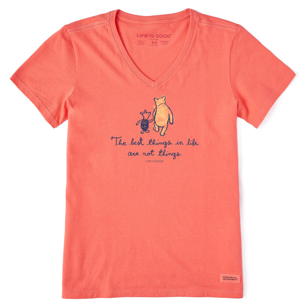 life is good Women's Winnie Best Things Short Sleeve Vee