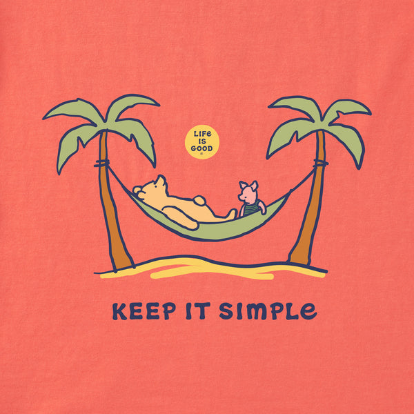 Life Is Good Women's Winnie U0026 P Hammock Short Sleeve Crusher Vee