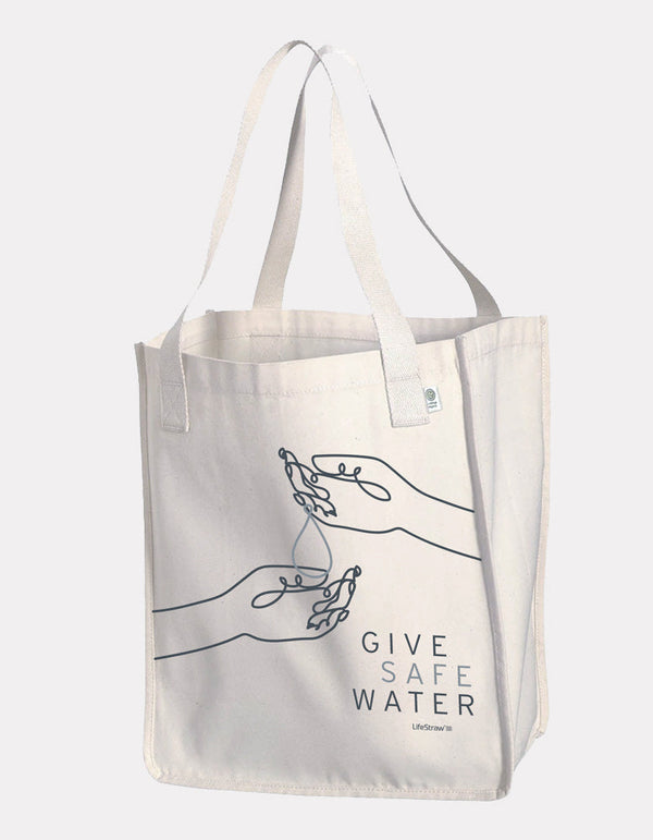 lifestraw Give Safe Water Tote Bag