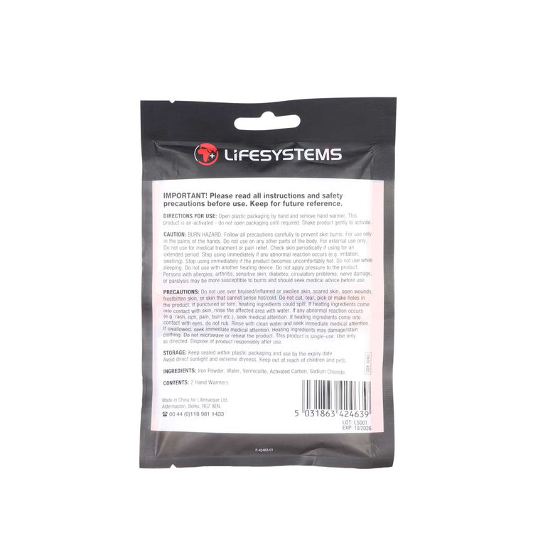 Lifesystems Air Activated Hand Warmers