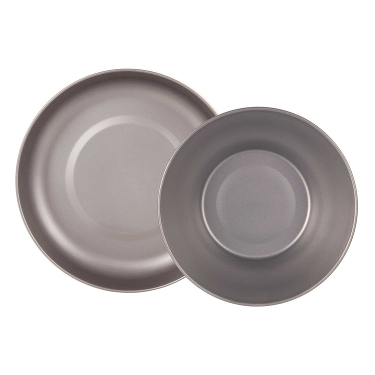 Lifesystems Titanium Plate & Bowl Set