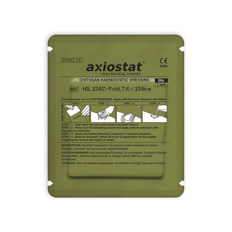 lifeventure Axiostat Chitosan Haemostatic Z-Folding Dressing