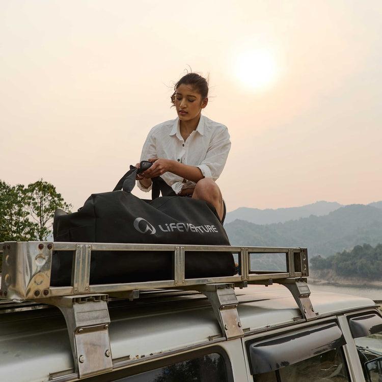 Lifeventure Expedition Wheeled Duffle Bag 100L Rigid Base