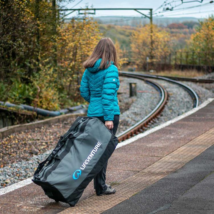 lifeventure Expedition Wheeled Duffle Bag 120L Roll Base