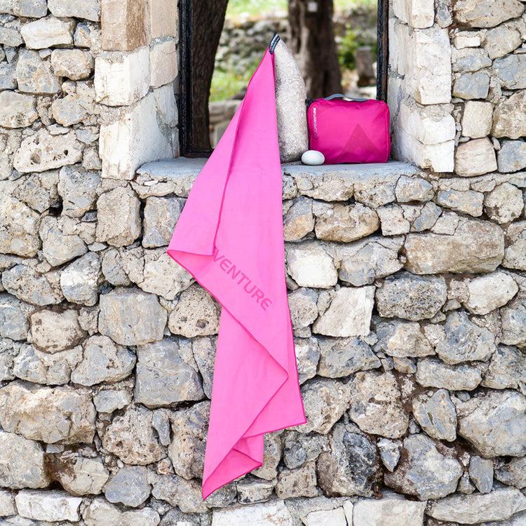 lifeventure SoftFibre Pink Travel Towel