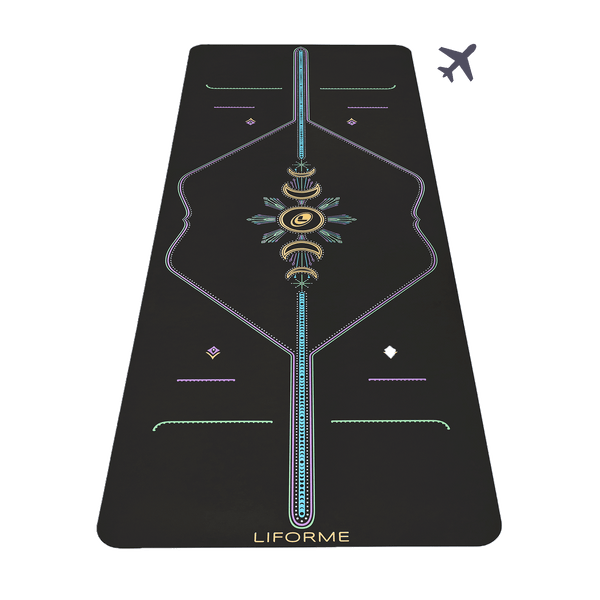 Liforme Liforme Cosmic Moon Yoga Mat & Travel Mat Bundle