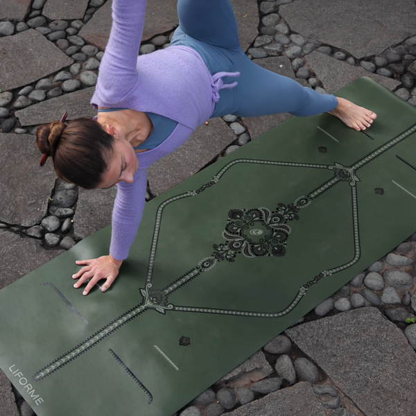 Liforme Liforme Deep Forest Mindful Garden Yoga Mat