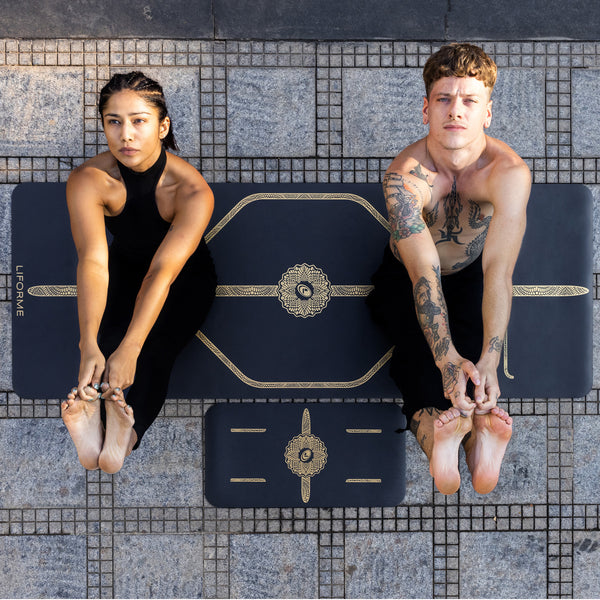 Liforme Liforme Black & Gold Yoga Pad