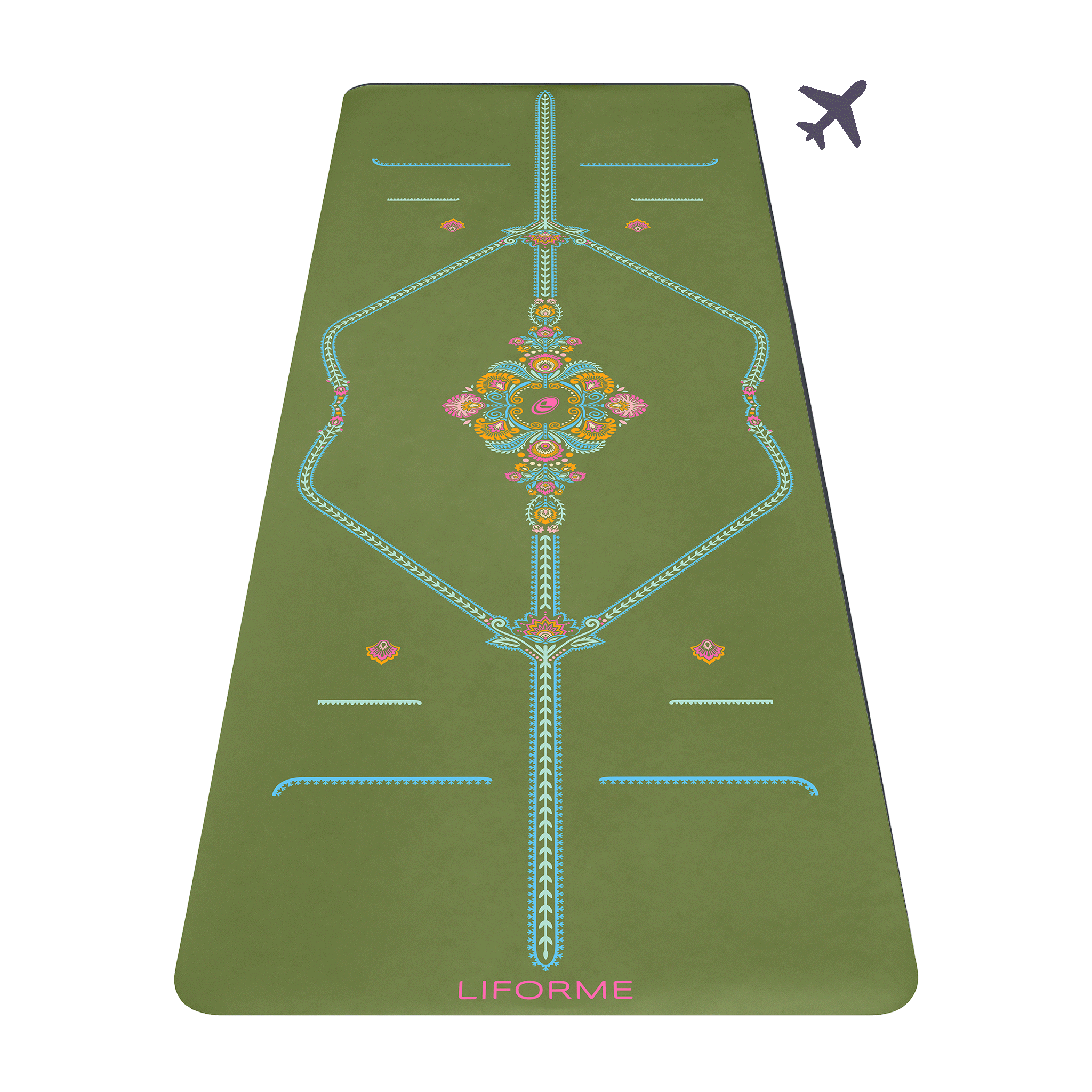 liforme Liforme Mindful Garden Travel Yoga Mat