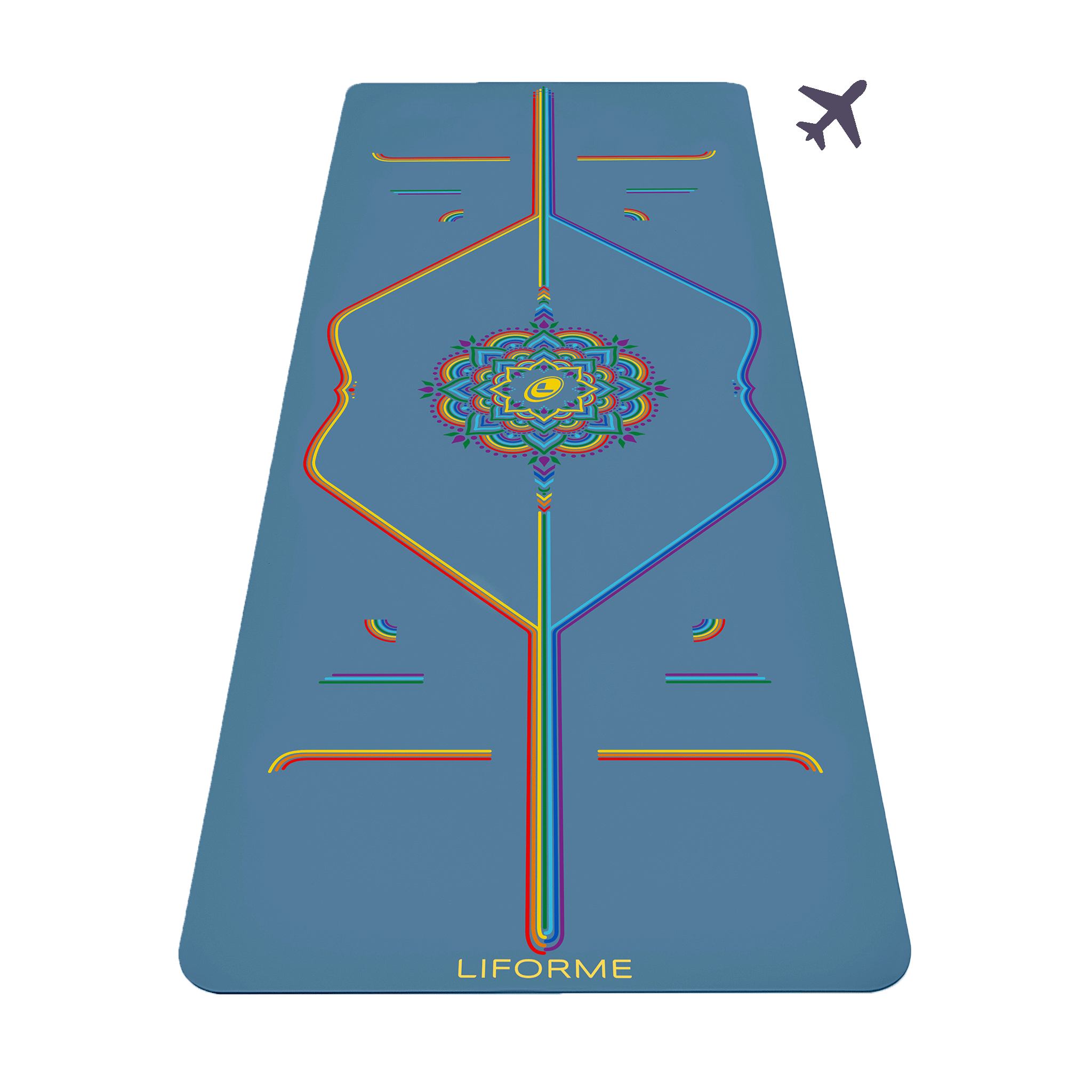 liforme Liforme Rainbow Travel Yoga Mat