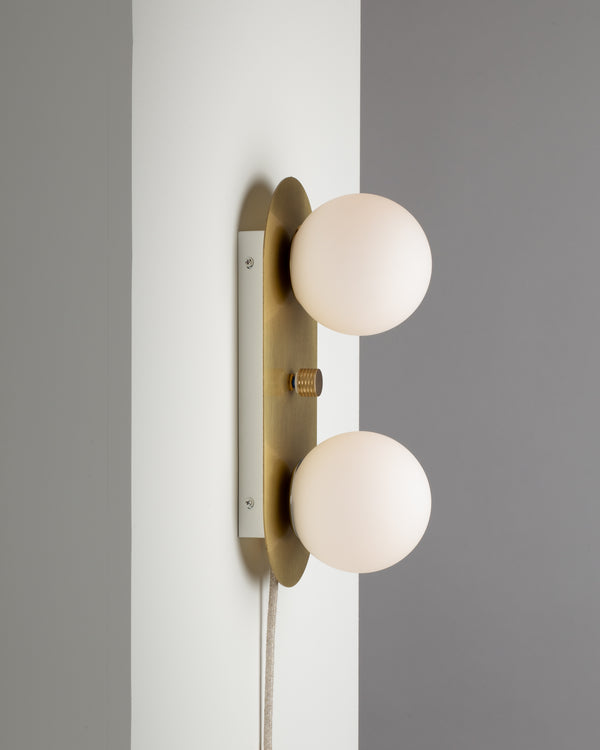 Lights Of London CAPSULE DOUBLE GLOBE SURFACE MOUNT