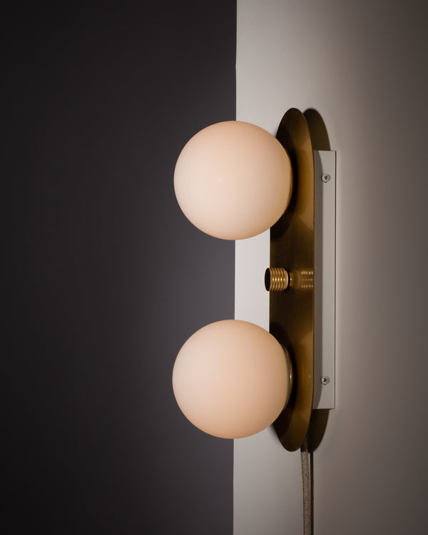 Lights Of London CAPSULE DOUBLE GLOBE SURFACE MOUNT