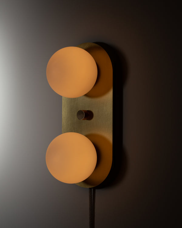 Lights Of London CAPSULE DOUBLE GLOBE SURFACE MOUNT