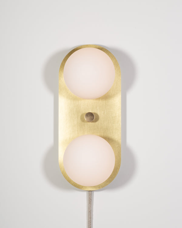 lights of london CAPSULE DOUBLE GLOBE SURFACE MOUNT