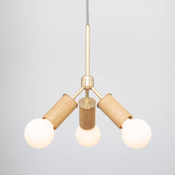 Lights Of London Drop 45 Triple Arm Pendant Tala Porcelain Ii