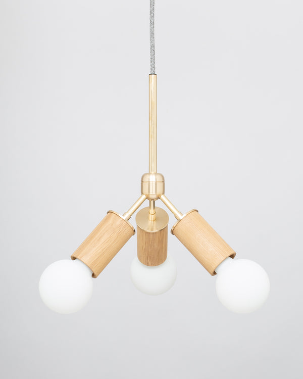 Lights Of London Drop 45 Triple Arm Pendant Tala Porcelain Ii