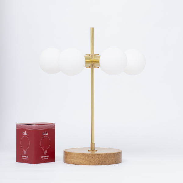 Lights Of London Six Sphere Dim To Warm Table Lamp