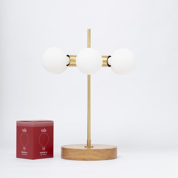 Lights Of London Six Sphere Dim To Warm Table Lamp