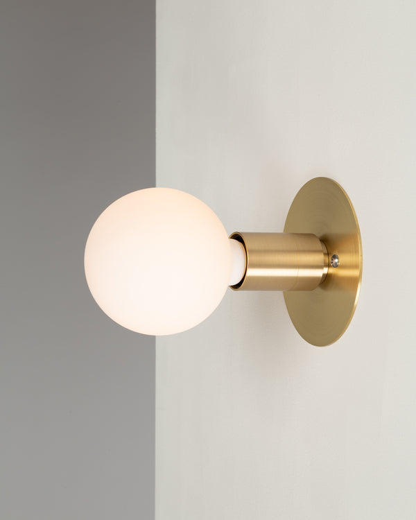 Lights Of London Sphere Flush Mount Wall Sconce