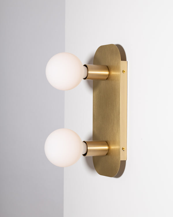 lights of london LOZENGE DOUBLE SPHERE SURFACE MOUNT