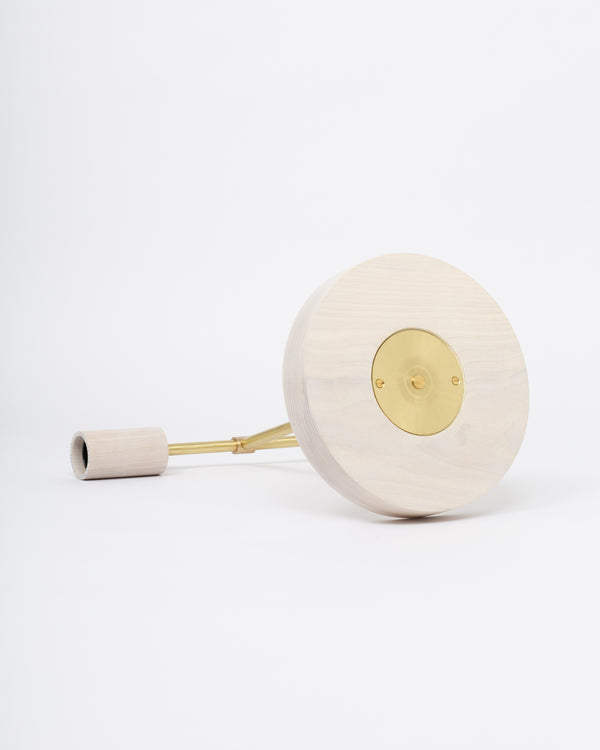 Lights Of London Oslo White Ash Double Sphere Dim To Warm Table Lamp