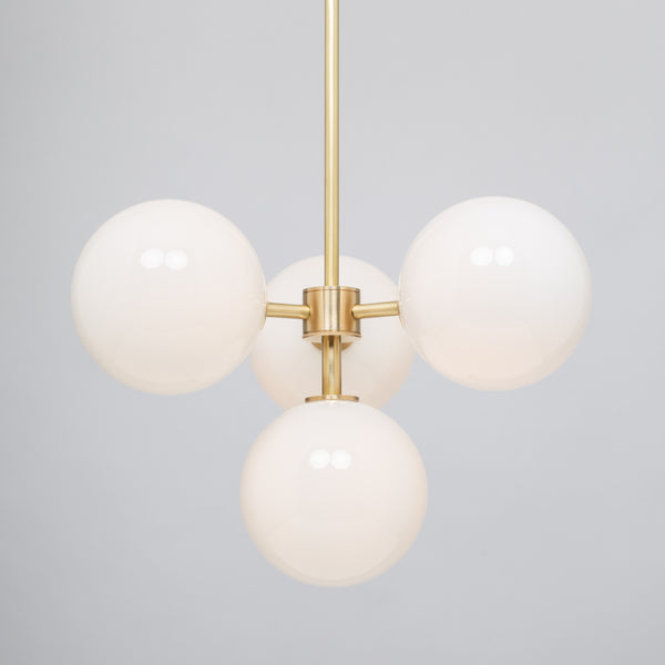 Lights Of London Soraya Four Opal Globe Cluster Pendant