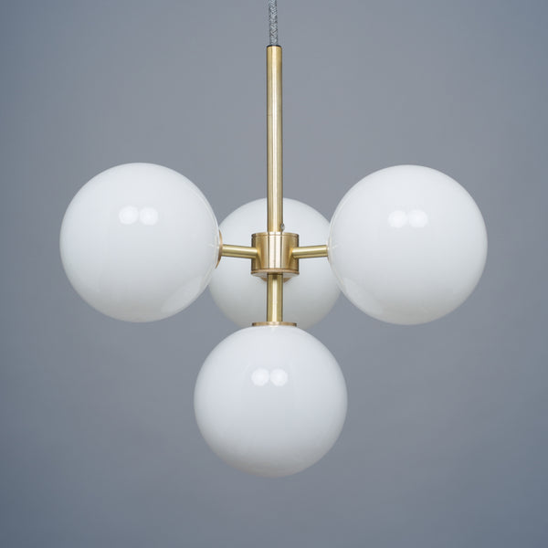 Lights Of London Soraya Four Opal Globe Cluster Pendant