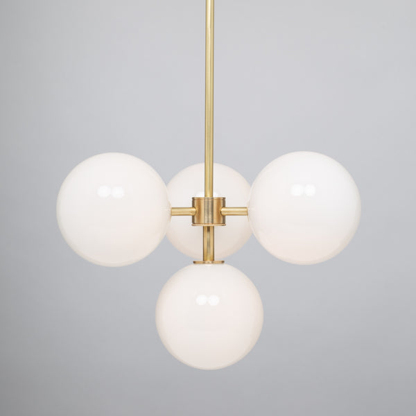 lights of london Soraya Four Opal Globe Cluster Pendant