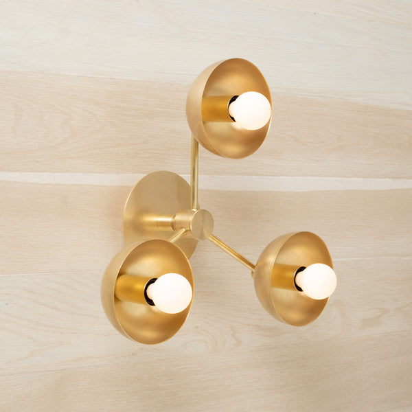 Lights Of London Triple Half Cup Dome Wall Sconce Tala Sphere I