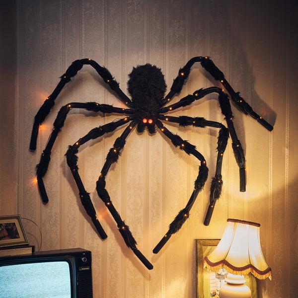 lights4fun Buzz the Spider LED Halloween Decoration