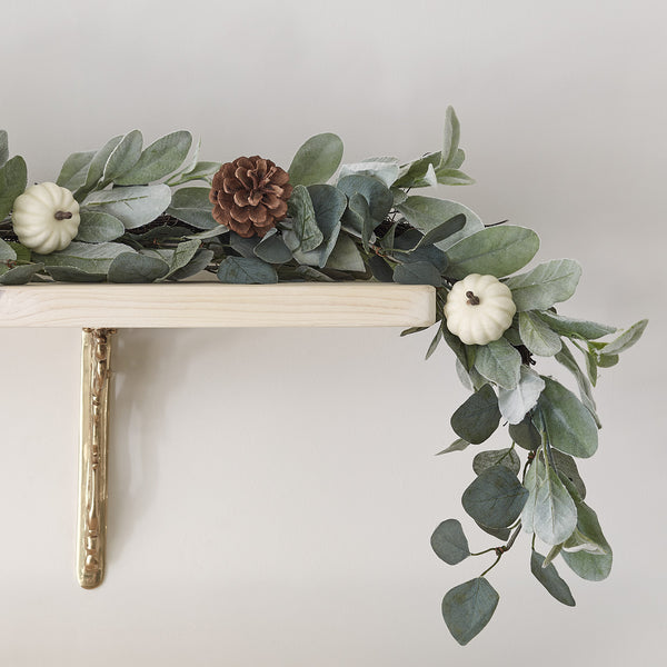 Lights4fun 1.5m Pumpkin & Pinecone Autumn Garland