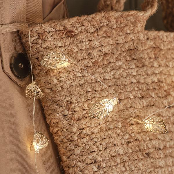 lights4fun 20 Silver Leaf Micro Fairy Lights