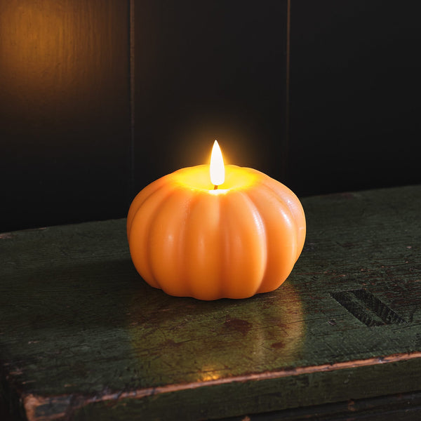 Lights4fun TruGlow® Pumpkin LED Candle