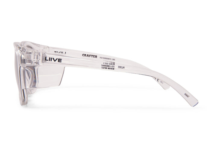 Liive Crafter Safety - Xtal Clear Blinker