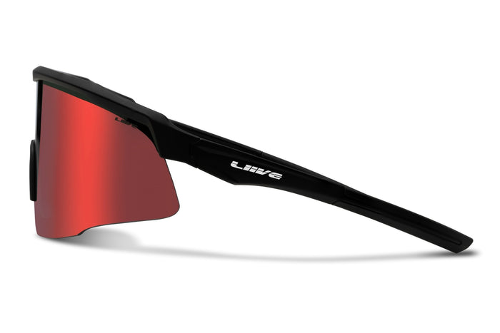 liive Dealer - Mirror Matt Black Red
