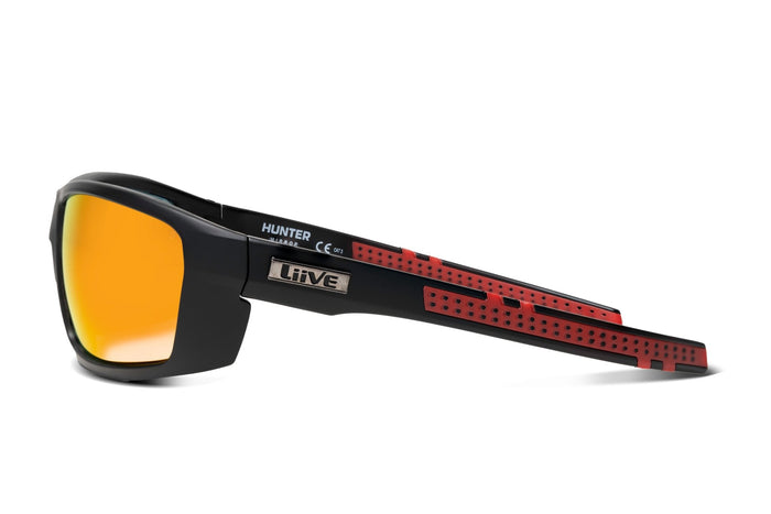 Liive Hunter - Safety Mirror Matt Black