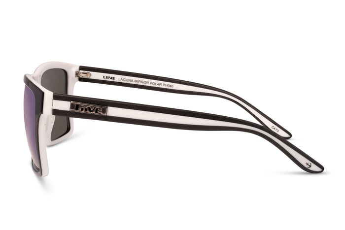 liive Laguna - Mirror Polarised Matt Black White