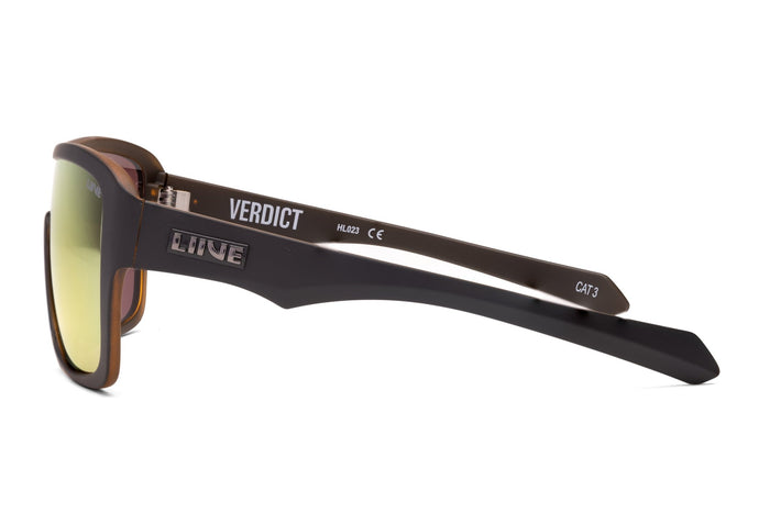 Liive Verdict - Mirror Matt Black Orange