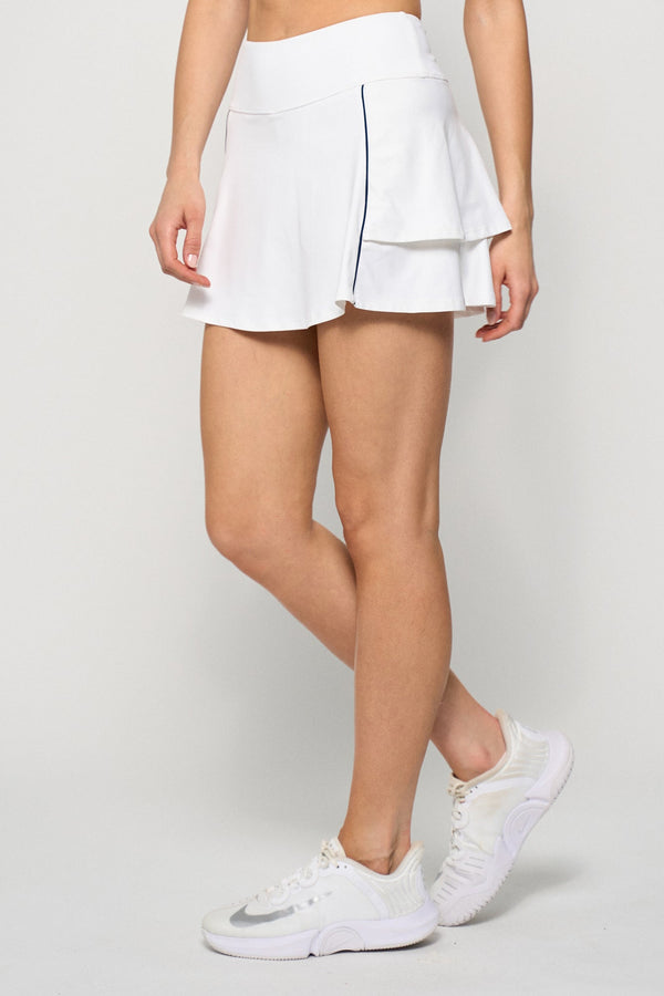 lija Alley Skort 14" - White/Marine