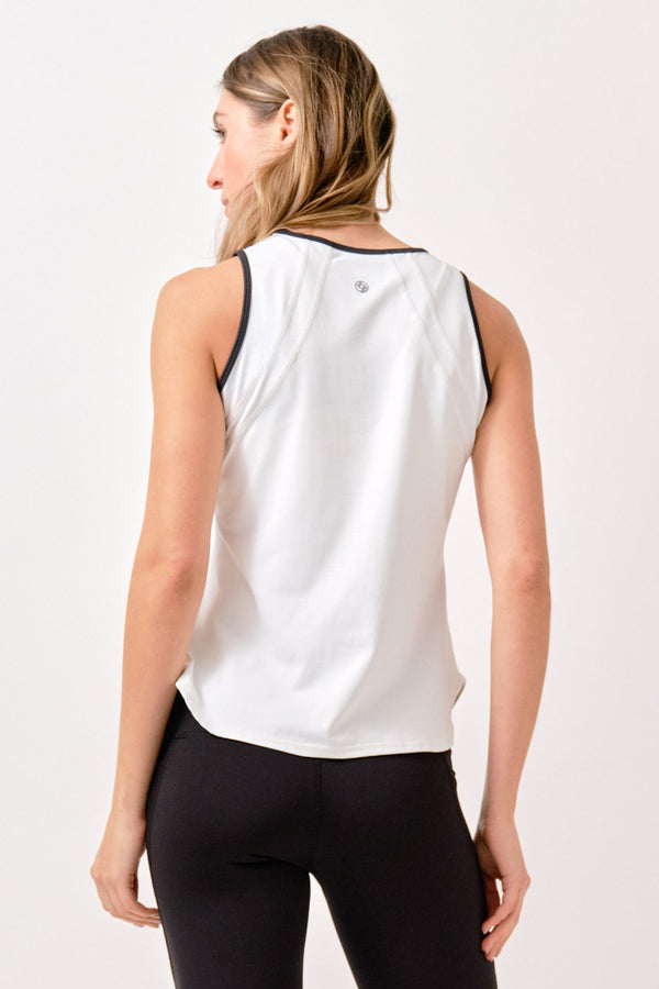 Lija Bea Tank - White/Black