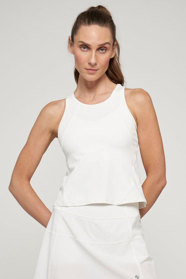 lija Daily Tank - White