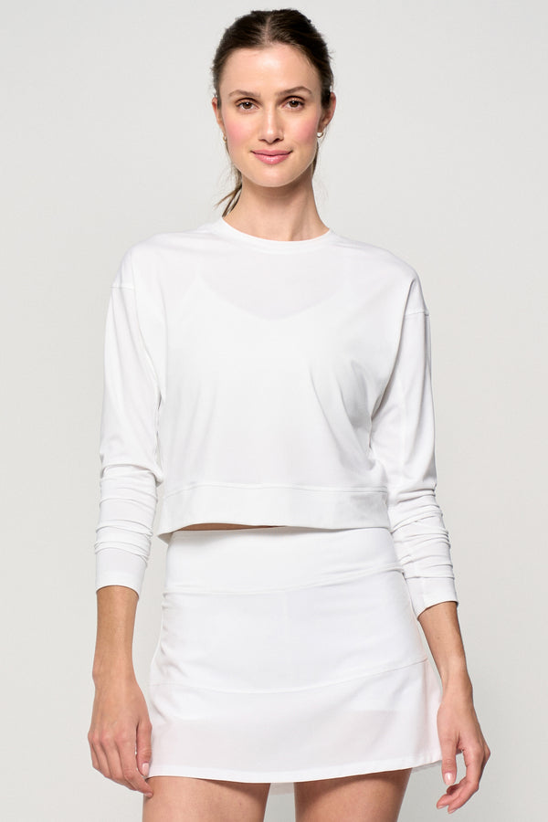 lija Drift Rally Top - White