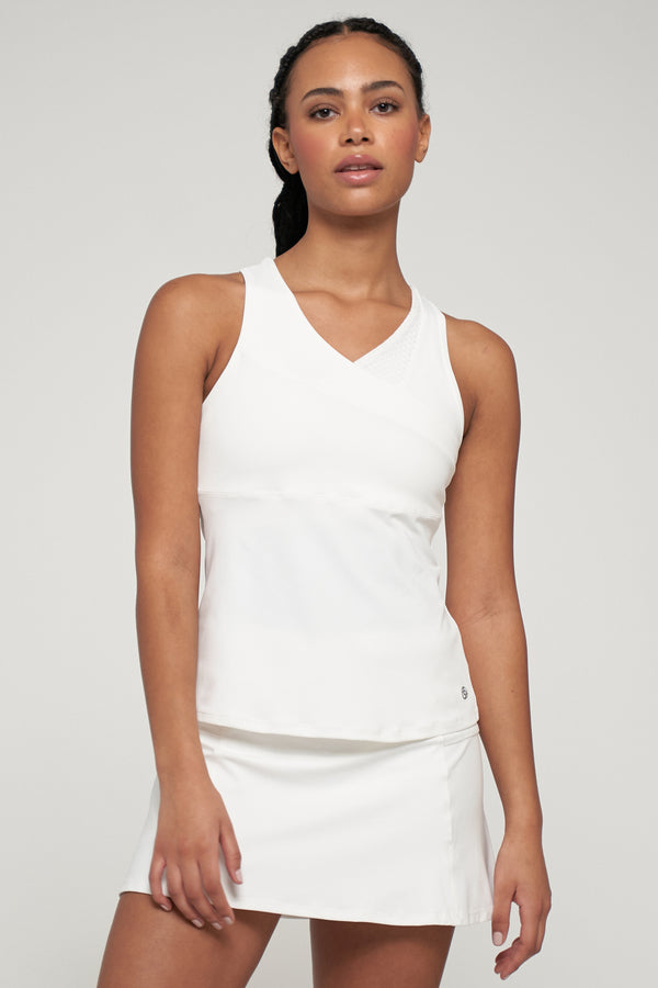 lija Lily Tank - White