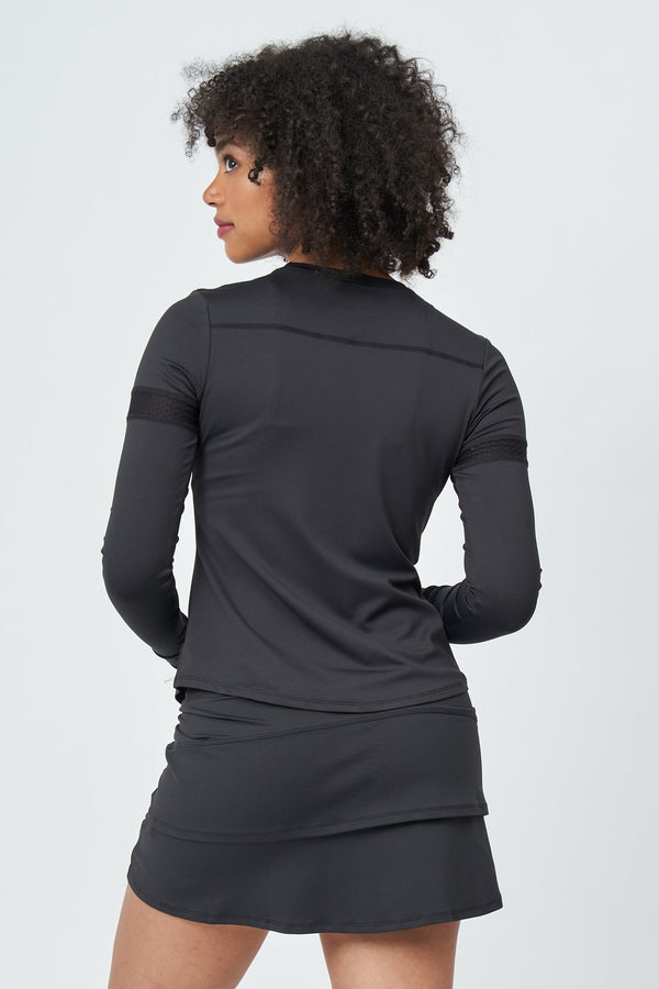 Lija Pacer Top - Black