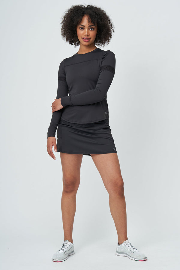 Lija Pacer Top - Black