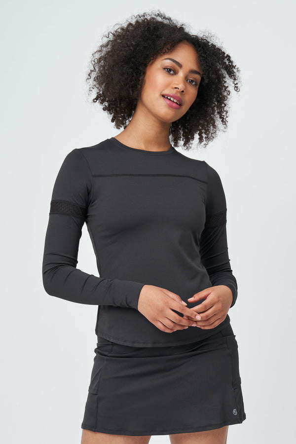 lija Pacer Top - Black