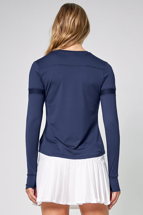 Lija Pacer Top - Dark Navy